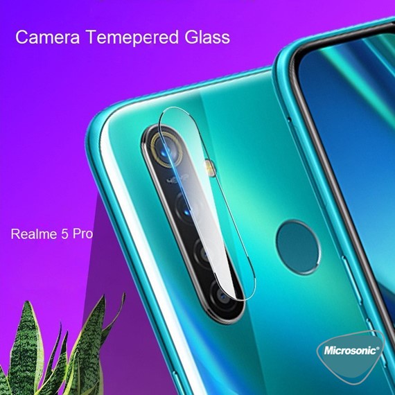 Microsonic Realme 5 Pro Kamera Lens Koruma Camı 2