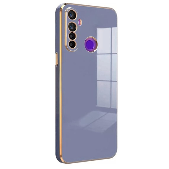 Microsonic Realme 5i Kılıf Olive Plated Lavanta Grisi 1