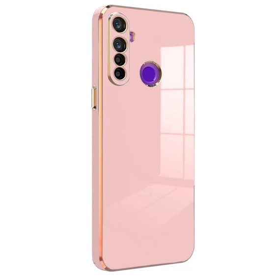 Microsonic Realme 6i Kılıf Olive Plated Pembe 1