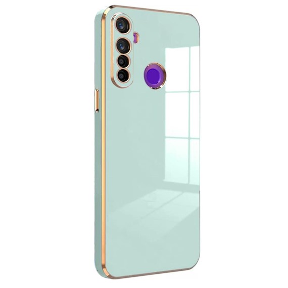 Microsonic Realme 5i Kılıf Olive Plated Yeşil 1