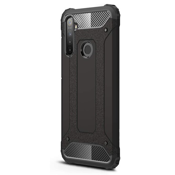 Microsonic Realme 5i Kılıf Rugged Armor Siyah 2