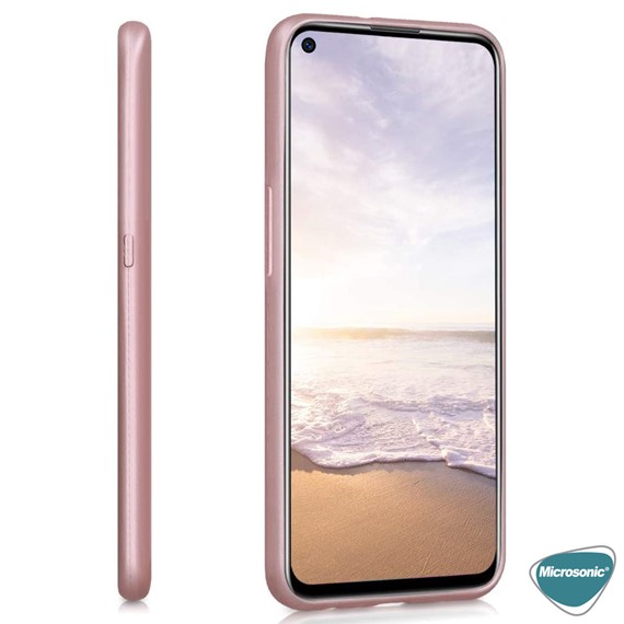 Microsonic Matte Silicone Realme 6 Kılıf Kırmızı 3