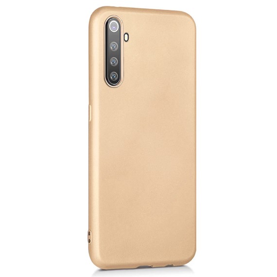 Microsonic Matte Silicone Realme 6 Kılıf Gold 2