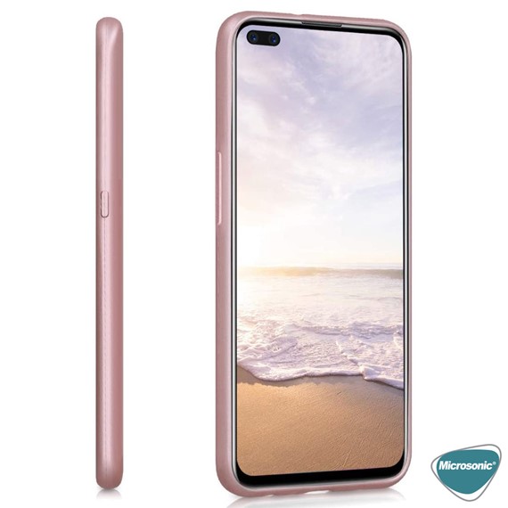 Microsonic Matte Silicone Realme 6 Pro Kılıf Kırmızı 3