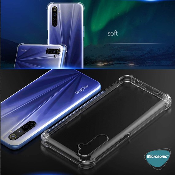 Microsonic Realme 6i Kılıf Shock Absorbing Şeffaf 8