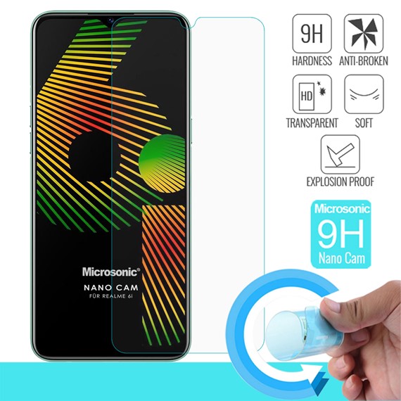 Microsonic Realme 6i Nano Glass Screen Protector 1