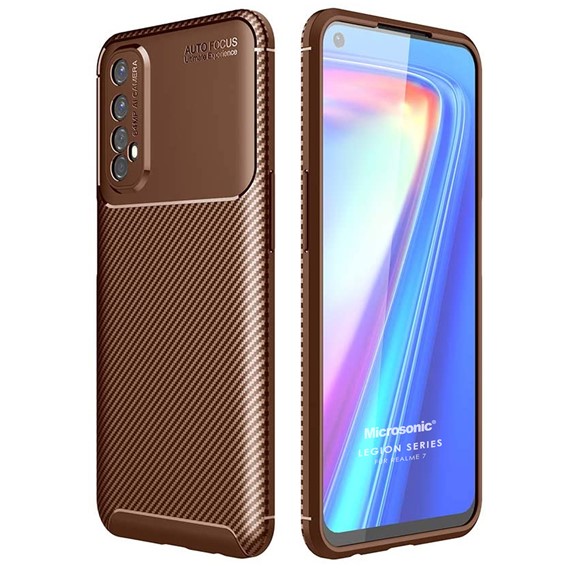 Microsonic Realme 7 Kılıf Legion Series Kahverengi 1