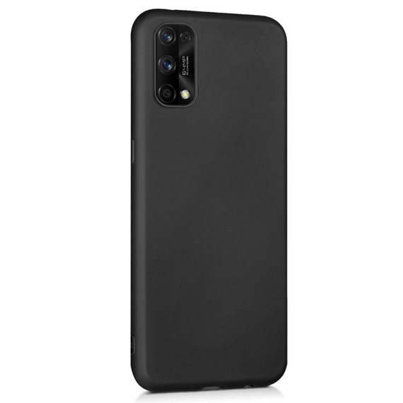 Microsonic Matte Silicone Realme 7 Pro Kılıf Siyah 2