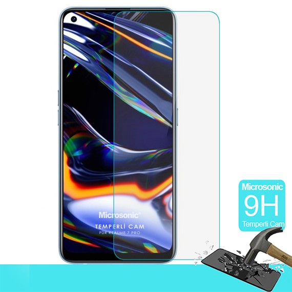 Microsonic Realme 7 Pro Tempered Glass Cam Ekran Koruyucu 1