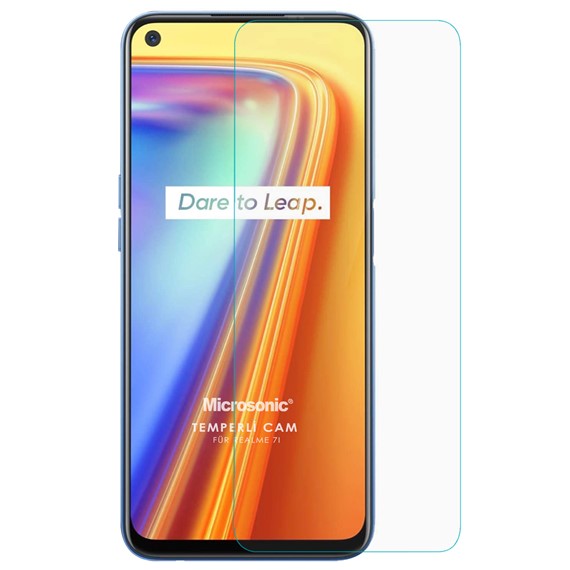 Microsonic Realme 7i Tempered Glass Cam Ekran Koruyucu 2