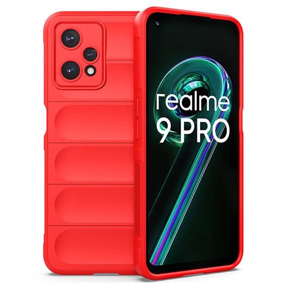 Microsonic Realme 9 Pro 5G Kılıf Oslo Prime Kırmızı 2