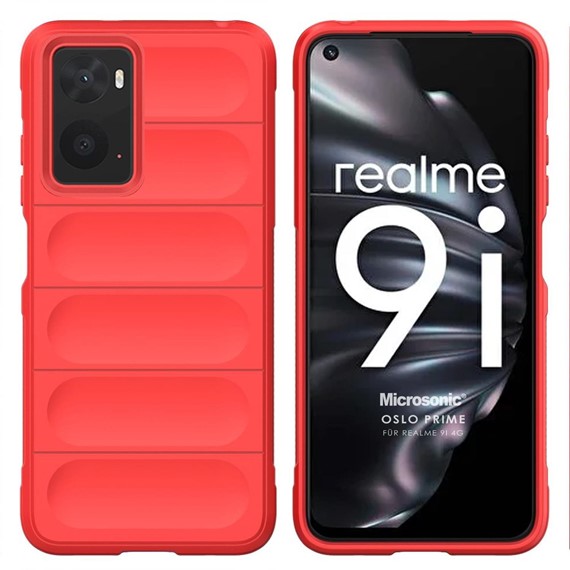 Microsonic Realme 9i 4G Kılıf Oslo Prime Kırmızı 1