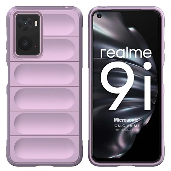 Microsonic Realme 9i 4G Kılıf Oslo Prime Lila 1