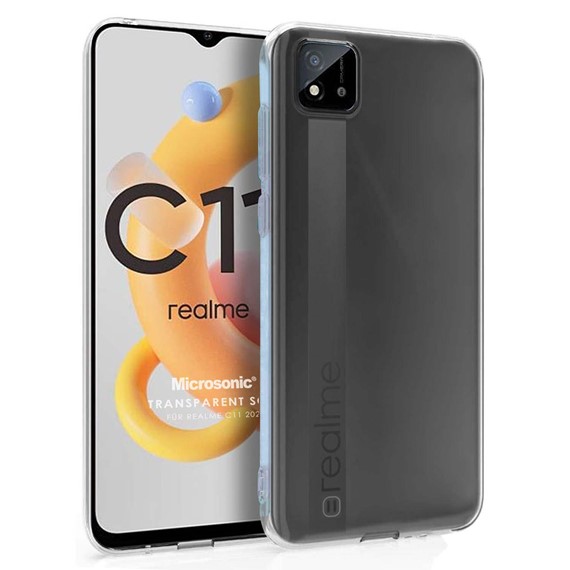 Microsonic Realme C11 2021 Kılıf Transparent Soft Şeffaf 1