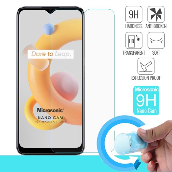 Microsonic Realme C11 2021 Nano Glass Cam Ekran Koruyucu 1