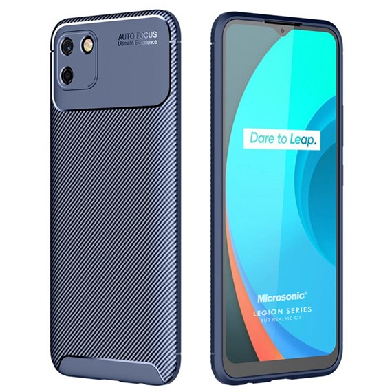 Microsonic Realme C11 Kılıf Legion Series Lacivert 1