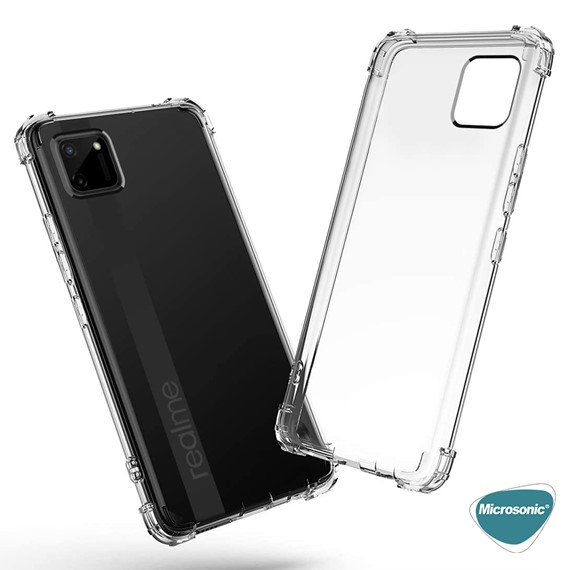 Microsonic Realme C11 Kılıf Shock Absorbing Şeffaf 6