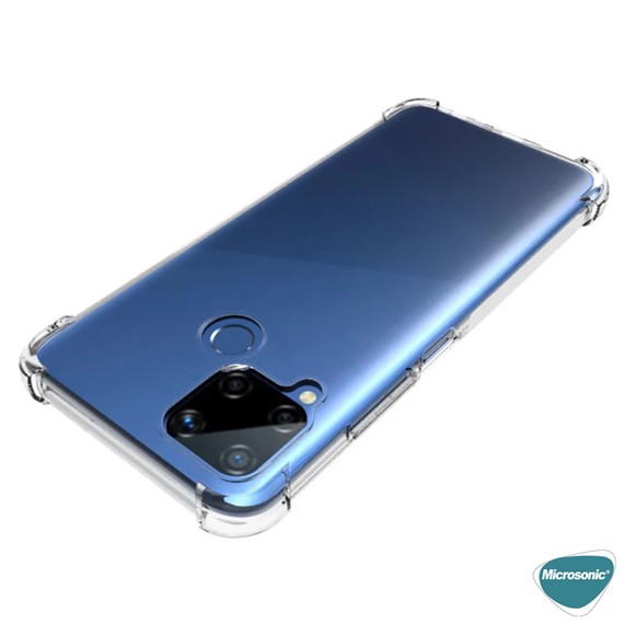 Microsonic Realme C15 Kılıf Shock Absorbing Şeffaf 3