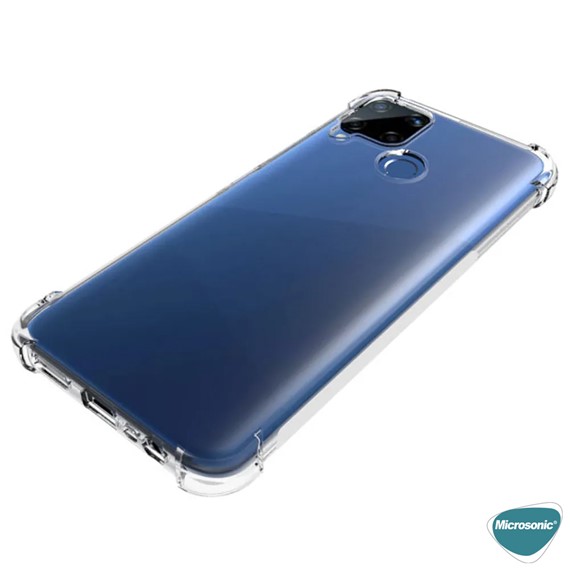 Microsonic Realme C15 Kılıf Shock Absorbing Şeffaf 4