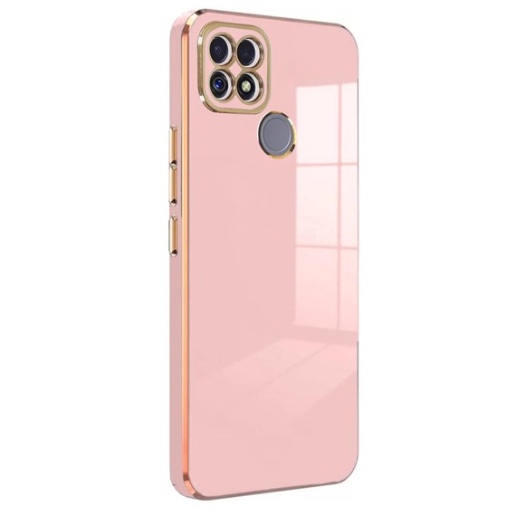 Microsonic Realme C25 Kılıf Olive Plated Pembe 1