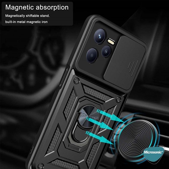 Microsonic Realme C35 Kılıf Impact Resistant Siyah 2