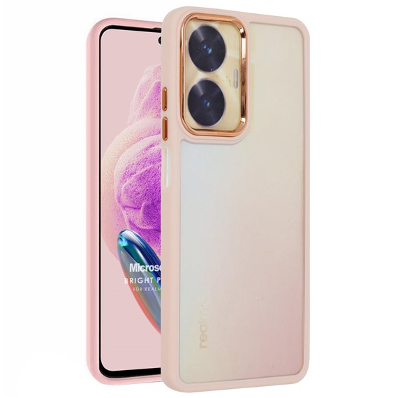 Microsonic Realme C55 Kılıf Bright Planet Rose Gold 1