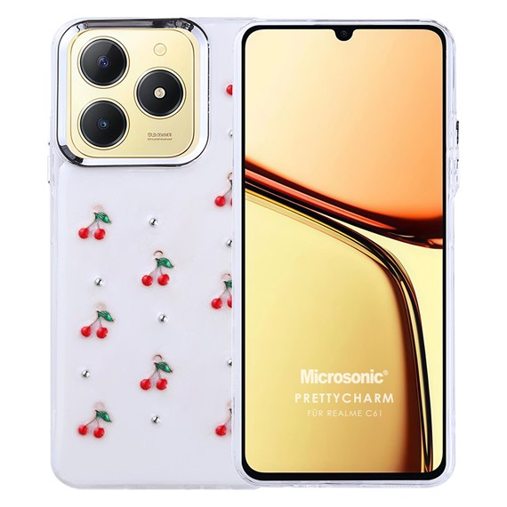 Microsonic Realme C61 Kılıf PrettyCharm Cherry 1