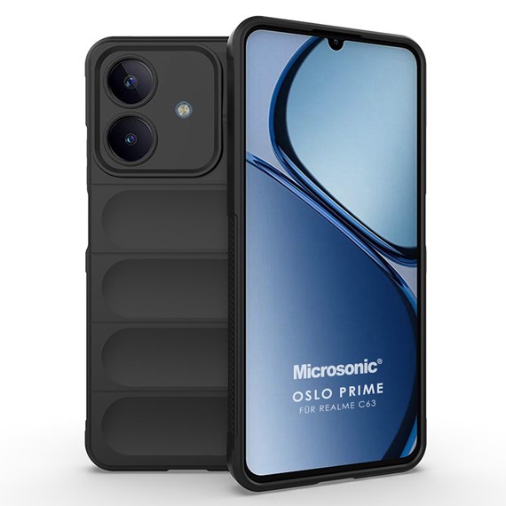 Microsonic Realme C63 Kılıf Oslo Prime Siyah 1