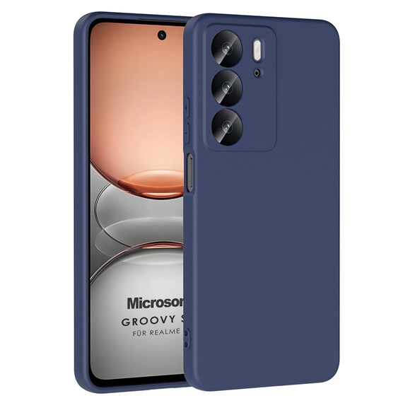 Microsonic Realme C75 Kılıf Groovy Soft Lacivert 1