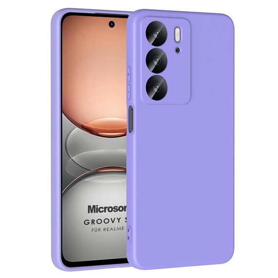 Microsonic Realme C75 Kılıf Groovy Soft Lila 1