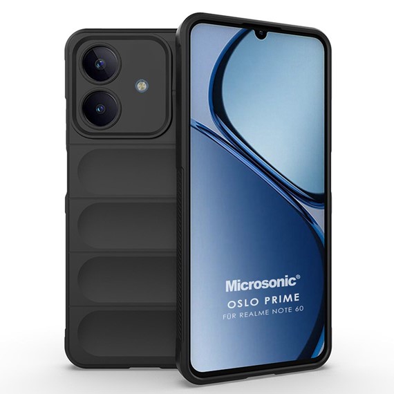 Microsonic Realme Note 60 Kılıf Oslo Prime Siyah 1