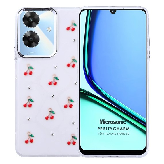 Microsonic Realme Note 60 Kılıf PrettyCharm Cherry 1