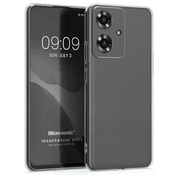 Microsonic Realme Note 60 Kılıf Transparent Soft Şeffaf 1