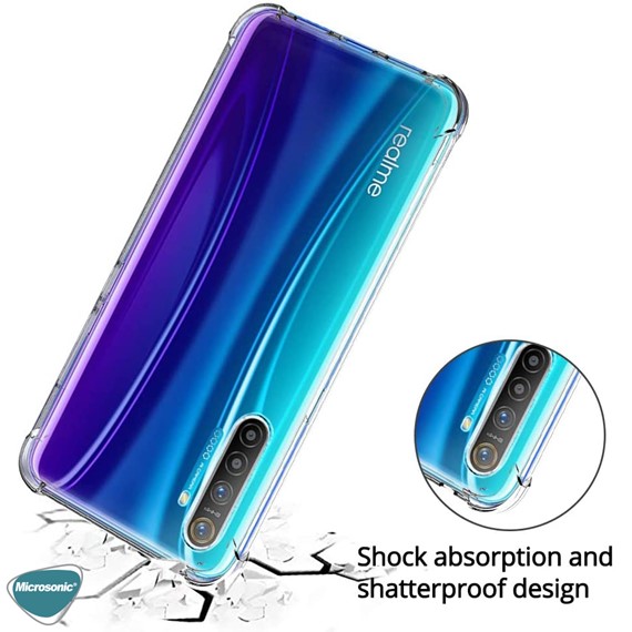 Microsonic Shock Absorbing Kılıf Realme XT Şeffaf 3