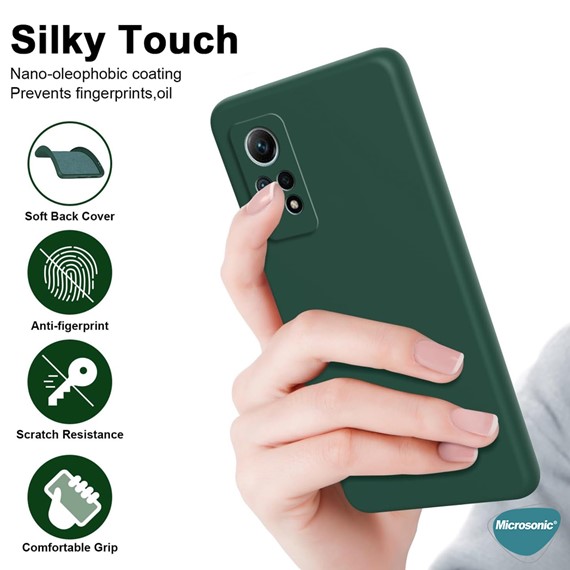 Microsonic Redmi Note 12 Pro 4G Kılıf Groovy Soft Lila 2