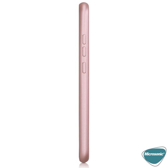 Microsonic Matte Silicone Reeder P13 Blue Max Kılıf Rose Gold 4