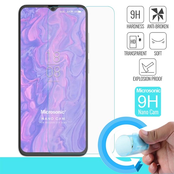 Microsonic Reeder S19 Max Nano Glass Cam Ekran Koruyucu 2