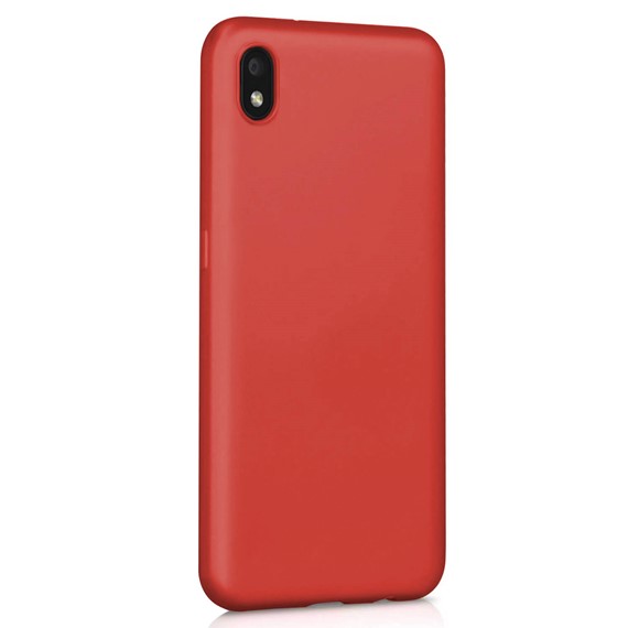 Microsonic Matte Silicone Samsung Galaxy A01 Core Kılıf Kırmızı 2