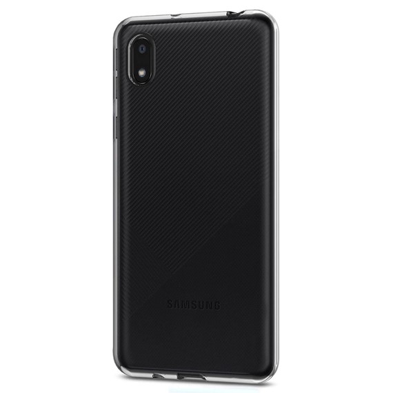 Microsonic Samsung Galaxy A01 Core Kılıf Transparent Soft Beyaz 2