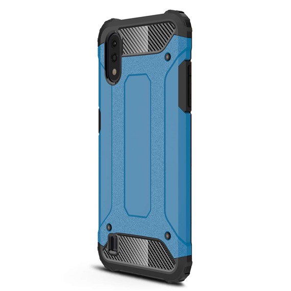 Microsonic Samsung Galaxy A01 Kılıf Rugged Armor Mavi 2