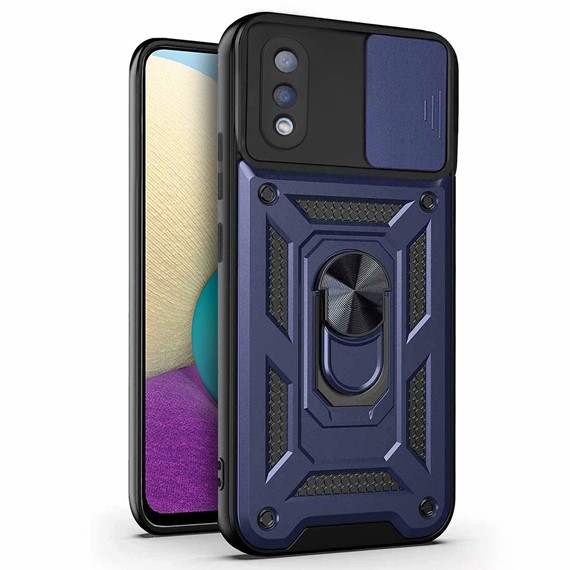 Microsonic Samsung Galaxy A02 Kılıf Impact Resistant Lacivert 1