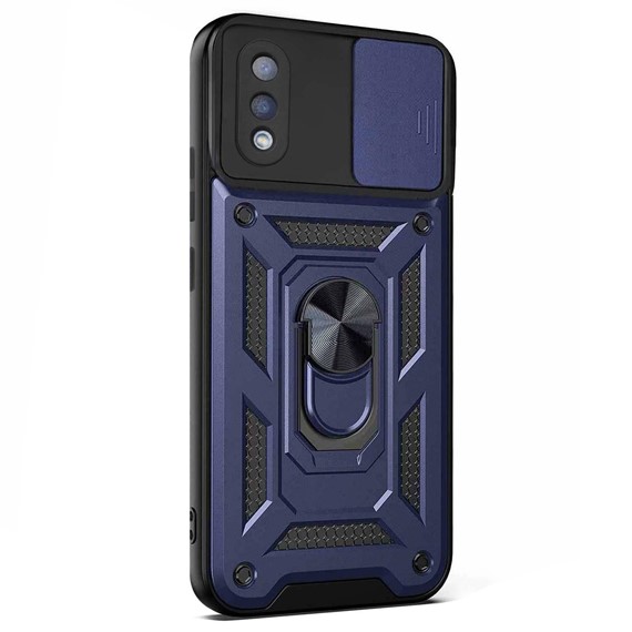 Microsonic Samsung Galaxy A02 Kılıf Impact Resistant Lacivert 2