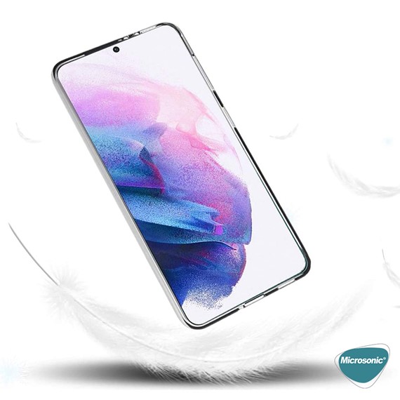 Microsonic Samsung Galaxy A02s Kılıf Transparent Soft Beyaz 8