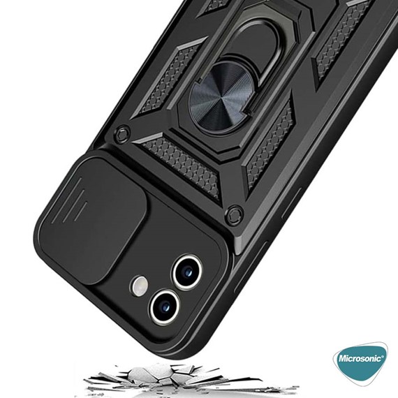 Microsonic Samsung Galaxy A03 Kılıf Impact Resistant Siyah 8