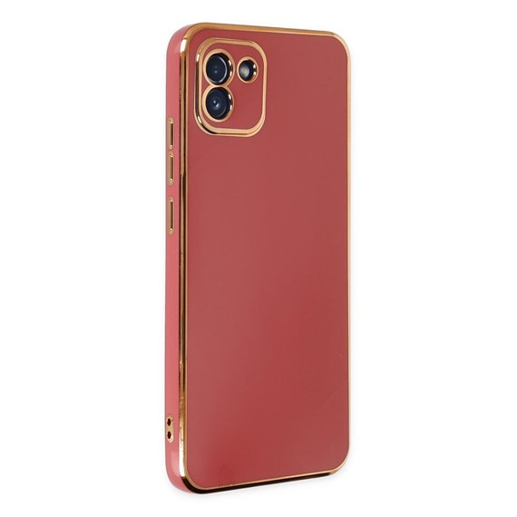 Microsonic Samsung Galaxy A03 Kılıf Olive Plated Kırmızı 1