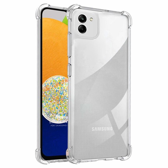 Microsonic Samsung Galaxy A03 Kılıf Shock Absorbing Şeffaf 1