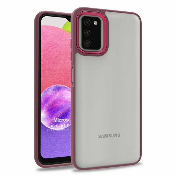 Microsonic Samsung Galaxy A03S Kılıf Bright Planet Kırmızı 1