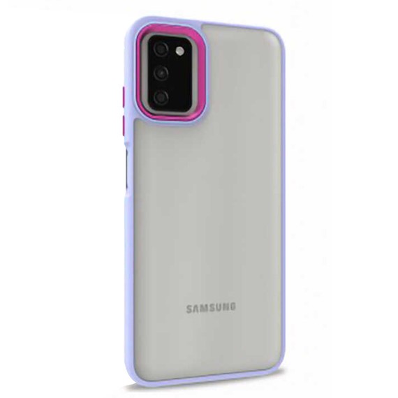 Microsonic Samsung Galaxy A03S Kılıf Bright Planet Lila 2