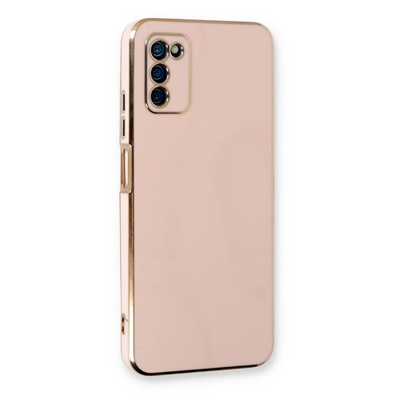 Microsonic Samsung Galaxy A03s Kılıf Olive Plated Pembe 1