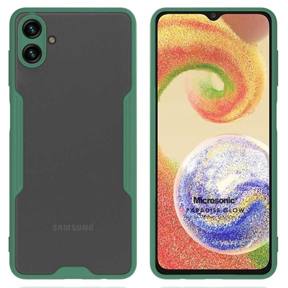 Microsonic Samsung Galaxy A04 Kılıf Paradise Glow Yeşil 1